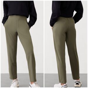 Athleta Brooklyn Mid Rise Ankle Pant size 4 Olive Green